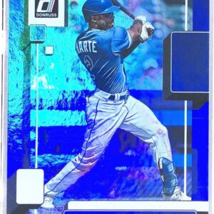 2022 Donruss Starling Marte Holo Blue #206 Mets