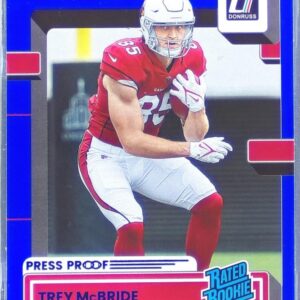 2022 Donruss Trey McBride Press Proof Blue RC #337 Cardinals