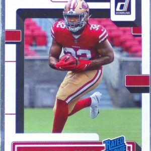 2022 Donruss Tyrion Davis-Price RC #326 49ers