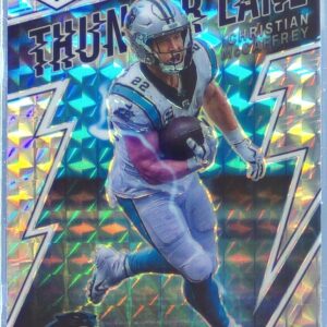 2022 Mosaic Christian McCaffrey #TL-4 Panthers Thunder Lane Mosaic
