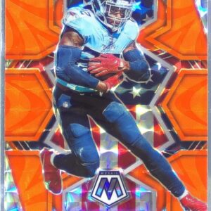 2022 Mosaic Derrick Henry Mosaic Reactive Orange #261 Titans