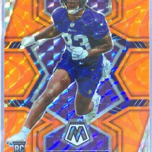 2022 Mosaic Jalen Nailor Mosaic Reactive Orange RC #347 Vikings