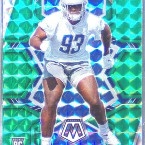 2022 Mosaic Josh Paschal Mosaic Green RC #388 Lions
