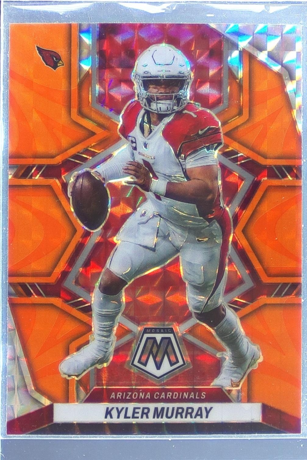 2022 Mosaic Kyler Murray Mosaic Reactive Orange #1 Cardinals