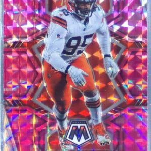 2022 Mosaic Myles Garrett Mosaic Camo Pink #50 Browns