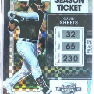 2022 Panini Chronicles Gavin Sheets RC #6 Sox Contenders Optic Building Blocks