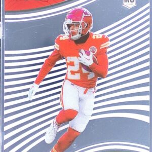 2022 Panini Chronicles Skyy Moore RC #CVR-21 Chiefs Clear Vision Rookies