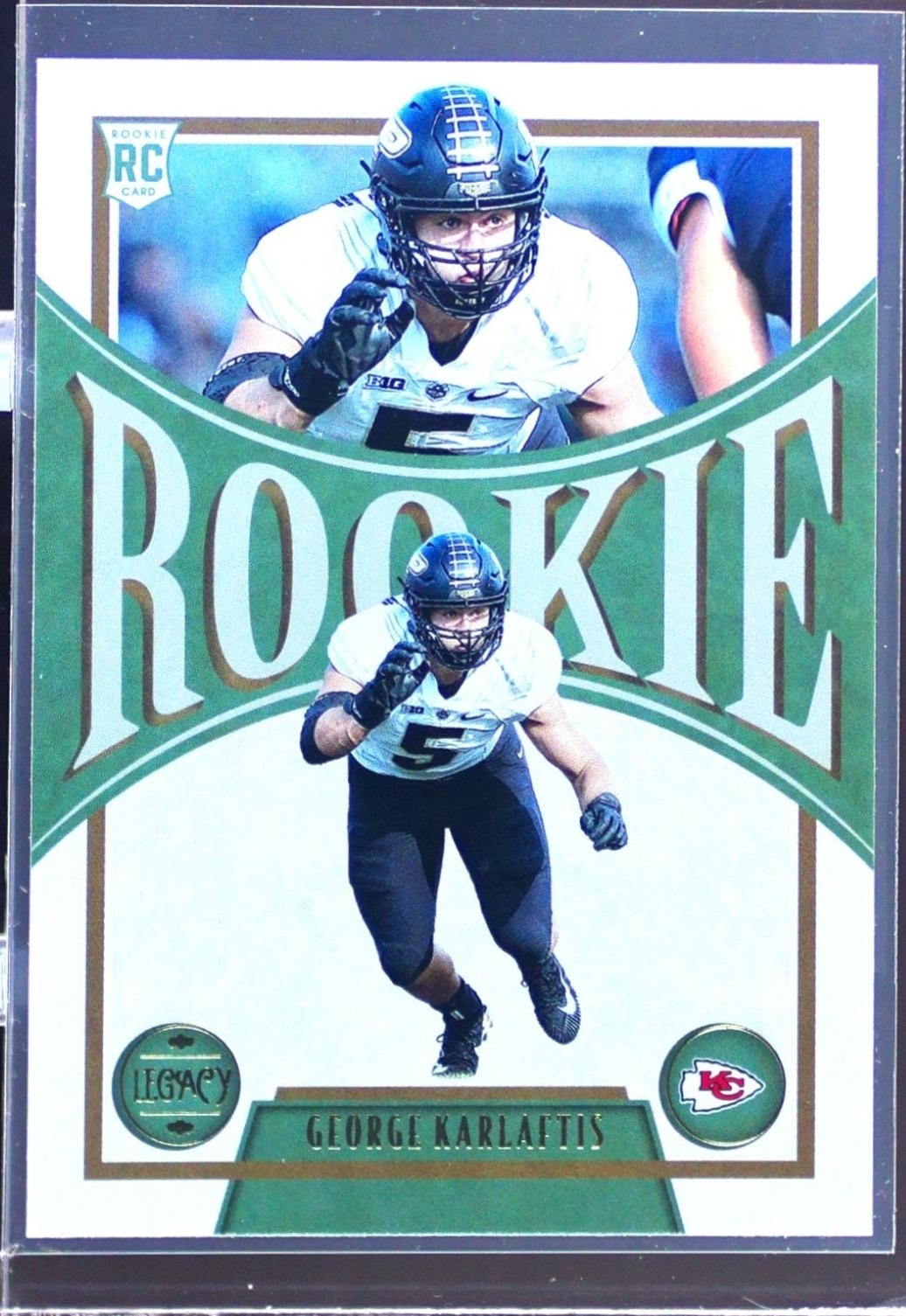 2022 Panini Legacy George Karlaftis RC #174 Chiefs