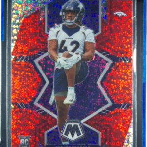 2022 Panini Mosaic Nik Bonitto Sparkle Red #396 Broncos