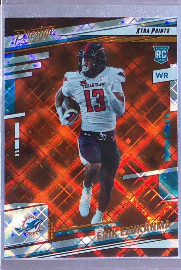 2022 Panini Prestige Erik Ezukanma Xtra Points Diamond RC #369 Dolphins