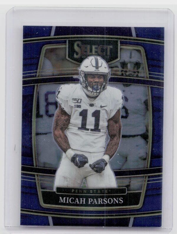 2022 Panini Select Draft Picks Micah Parsons Blue (Retail Base) #85 Lions