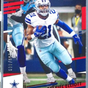 2022 Prestige Ezekiel Elliott Xtra Points Premium Red /449 #77 Cowboys