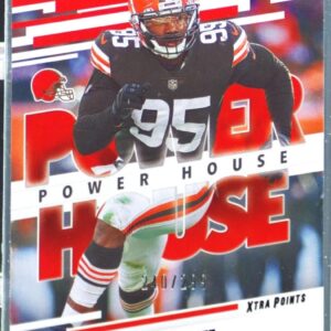 2022 Prestige Myles Garrett /299 #PH-20 Browns Power House Xtra Points Blue