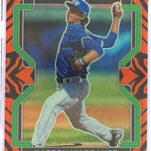 2022 Prizm Draft Picks Karson Milbrandt Tiger Stripes /99 #PDP85 Jays