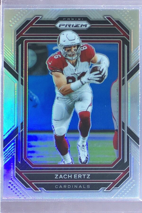 2022 Prizm Zach Ertz Silver #6 Cardinals