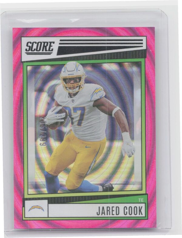 2022 Score Jared Cook Ellipse /299 #135 Chargers