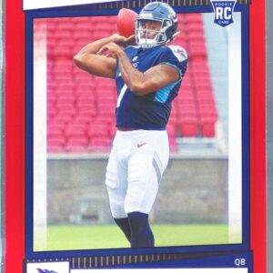 2022 Score Malik Willis Red RC #305 Titans