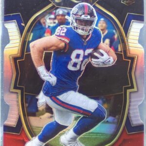 2022 Select Daniel Bellinger Red and Blue Prizm Die Cut RC #84 Giants