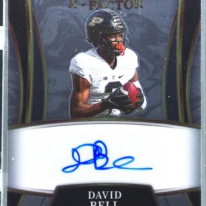 2022 Select Draft Picks David Bell Auto #X-DBE Boilermakers X Factor Signatures