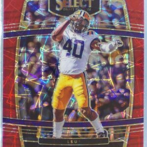 2022 Select Draft Picks Devin White Red Lazer Prizm #56 Tigers