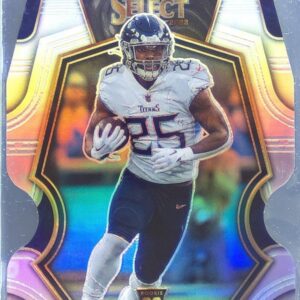 2022 Select Hassan Haskins Silver Prizm Die Cut RC #196 Titans
