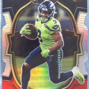 2022 Select Kenneth Walker III Black and Red Prizm Die Cut RC #2 Seahawks