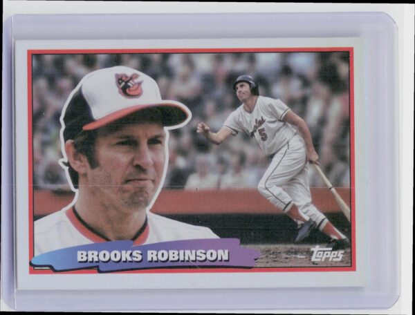 2022 Topps Archives Brooks Robinson #88BF-14 Orioles 1988 Topps Big Foil