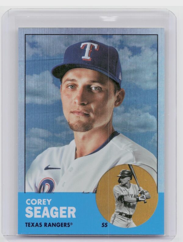 2022 Topps Archives Corey Seager Rainbow Foil /199 #70 Rangers