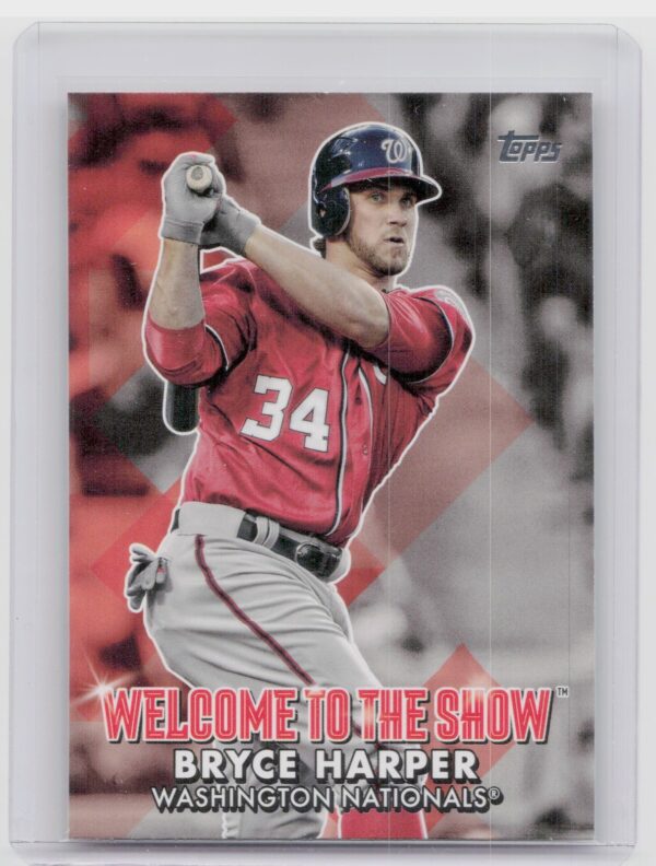 2022 Topps Bryce Harper #WTTS-48 Nationals Welcome to the Show