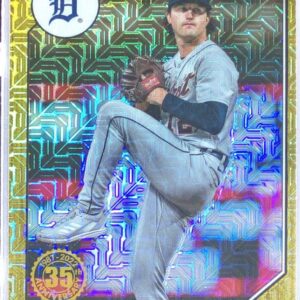 2022 Topps Casey Mize #T87C2-5 Tigers 1987 Topps 35th Anniversary Mojo Refractor