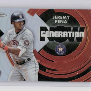 2022 Topps Chrome Update Jeremy Pena #GNC-10 Astros Generation Now Chrome