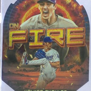 2022 Topps Fire Walker Buehler #EF-20 Dodgers En Fuego