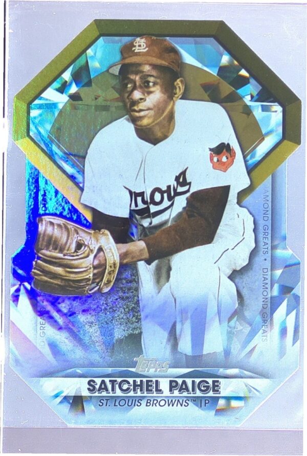 2022 Topps Satchel Paige #DGDC-11 Browns Diamond Greats Die Cuts