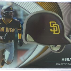 2022 Topps Update CJ Abrams #BH-CA Padres Commemorative Batting Helmet Relic