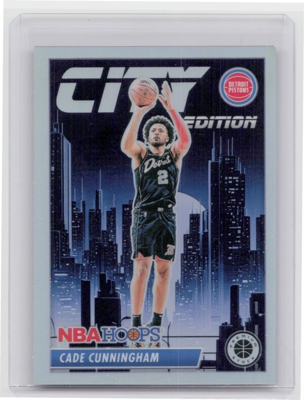 2023-24 Hoops Premium Stock Cade Cunningham 29 Pistons City Edition