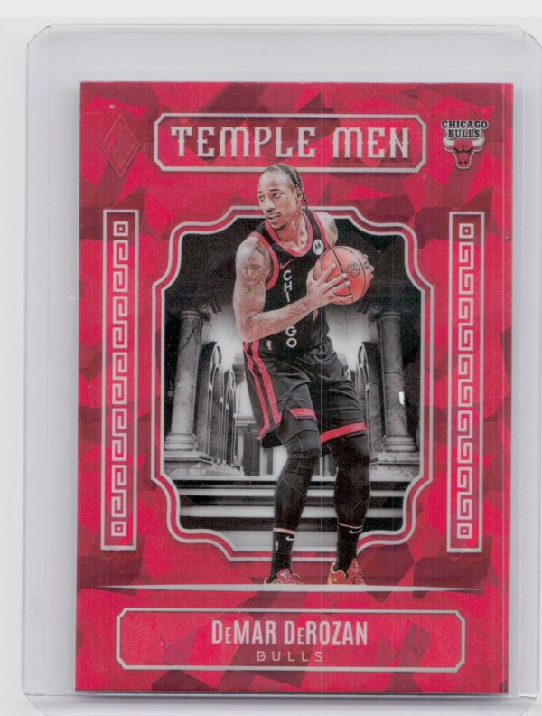 2023-24 Panini Phoenix DeMar DeRozan 3 Bulls Temple Men Phoenix Red Ice