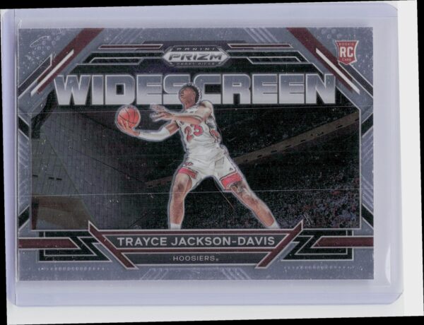 2023-24 Panini Prizm Draft Picks Trayce Jackson-Davis Widescreen #6 Hoosiers