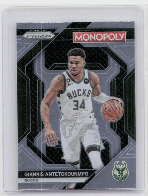 2023-24 Panini Prizm Monopoly Giannis Antetokounmpo #PS5 Bucks All Star