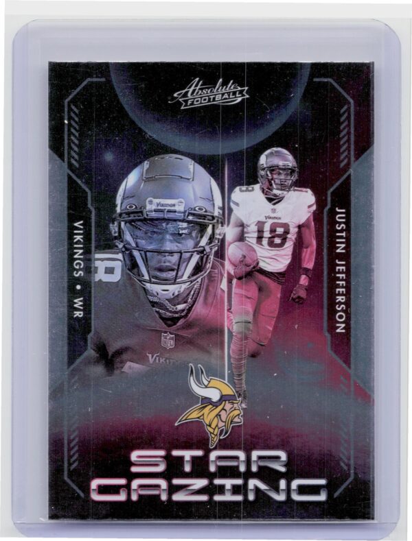 2023 Absolute Justin Jefferson #SG-13 Vikings Star Gazing
