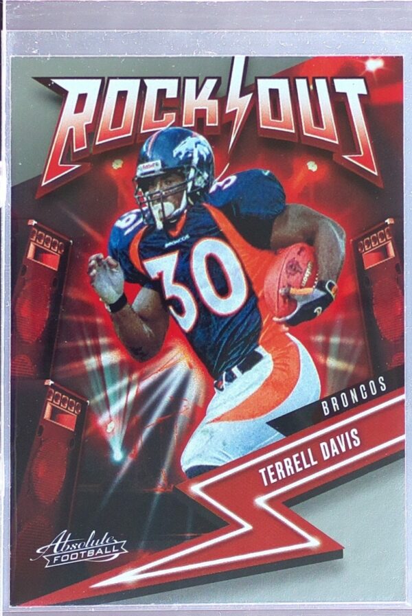 2023 Absolute Terrell Davis #8 Broncos Rock Out