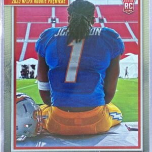2023 Absolute The Time is Now Quentin Johnson RC #1 Chargers Introductions