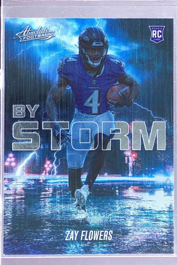 2023 Absolute Zay Flowers RC #BST-11 Ravens By Storm