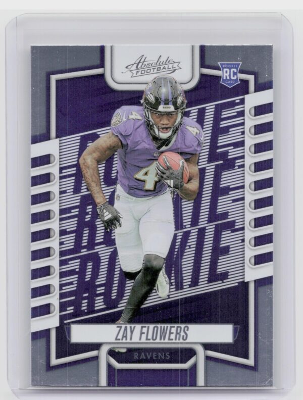 2023 Absolute Zay Flowers Rookie #111 Ravens