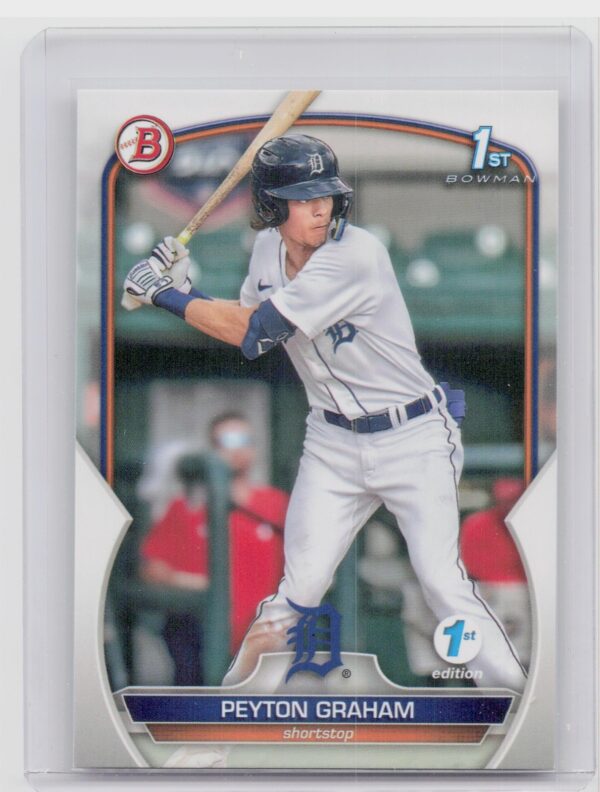 2023 Bowman 1st Edition Peyton Graham #BPPF-57 Tigers