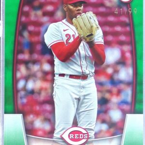 2023 Bowman Hunter Greene Green /99 #35 Reds