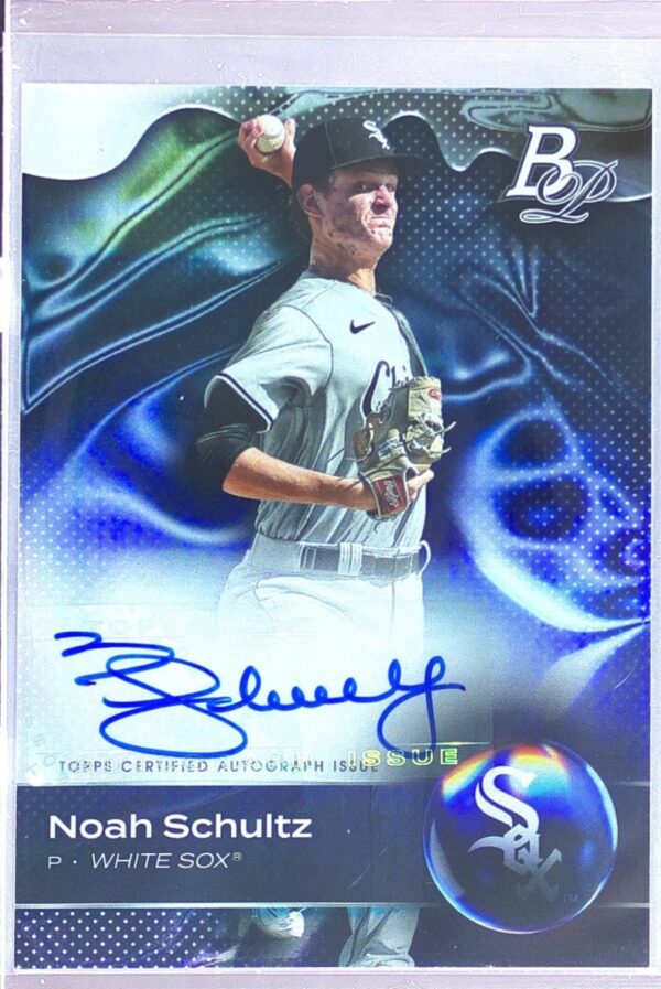 2023 Bowman Platinum Noah Schultz Auto #TOP-46 Sox Top Prospects Autographs