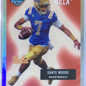 2023 Bowman University Chrome Dante Moore RC #55BF-6 Bruins 1955 Bowman Football