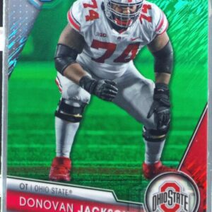 2023 Bowman University Chrome Donovan Jackson Green Shimmer Refractor /99 #152