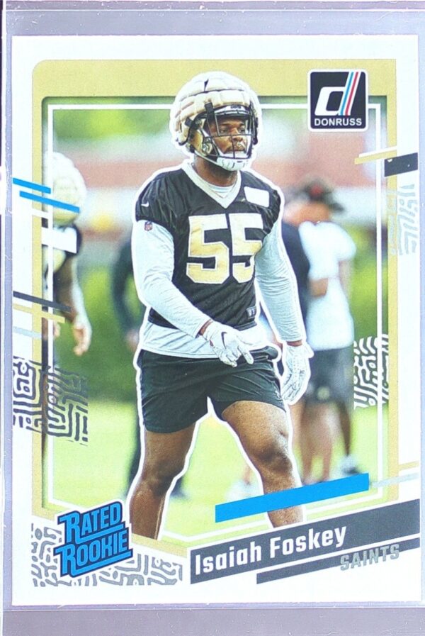 2023 Donruss Isaiah Foskey RC #373 Saints