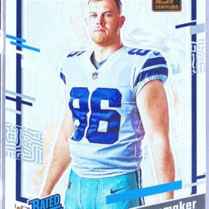 2023 Donruss Luke Schoonmaker RC #18 Cowboys Rated Rookie Portrait